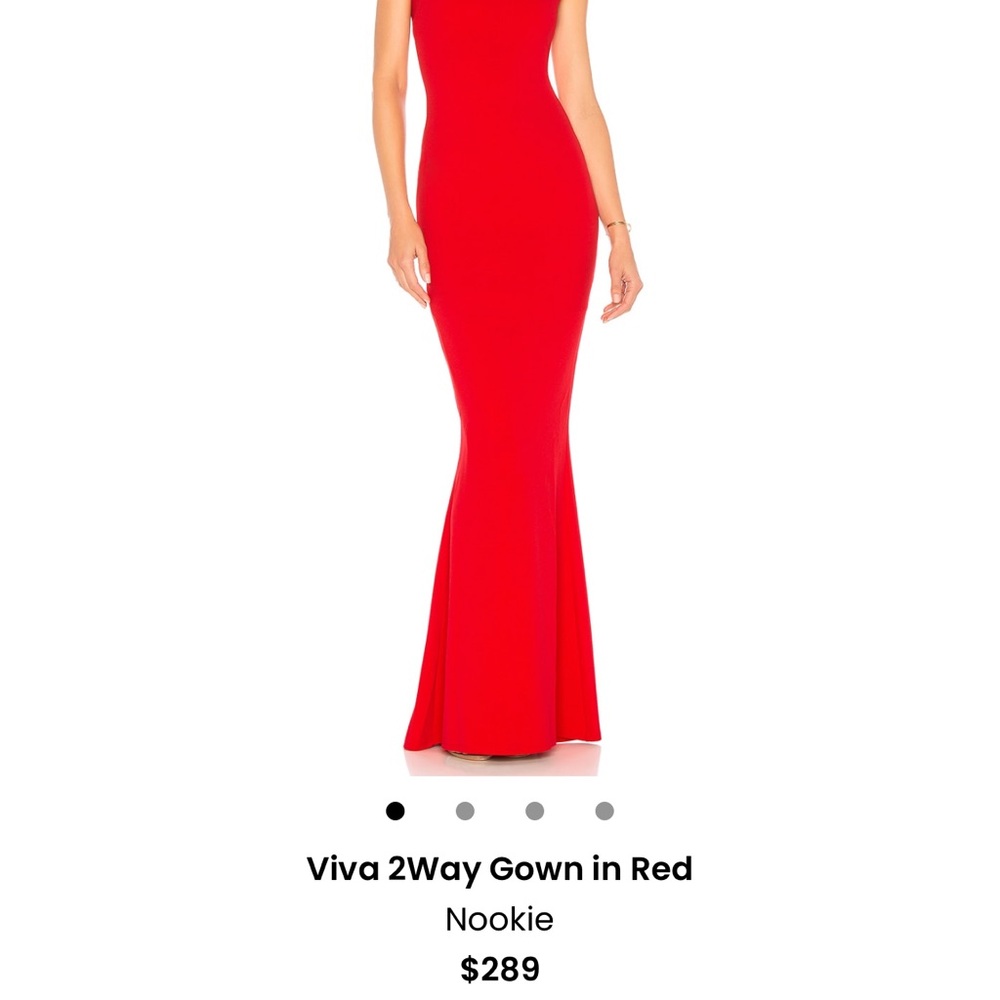 Nookie Viva 2Way Red Gown